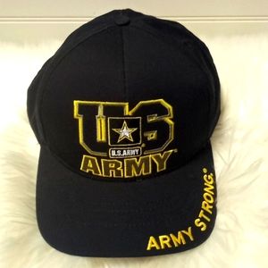 US ARMY Black Embroidered Baseball Cap